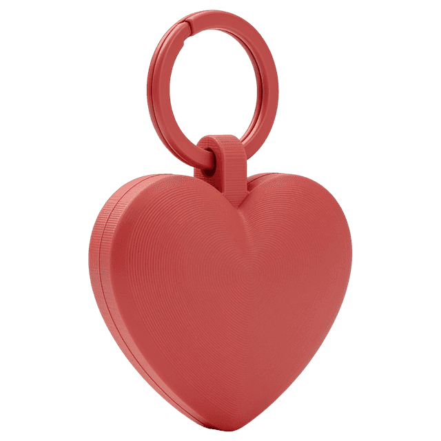3D Heart Keychain