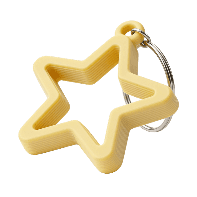 Celestial Star Keychain