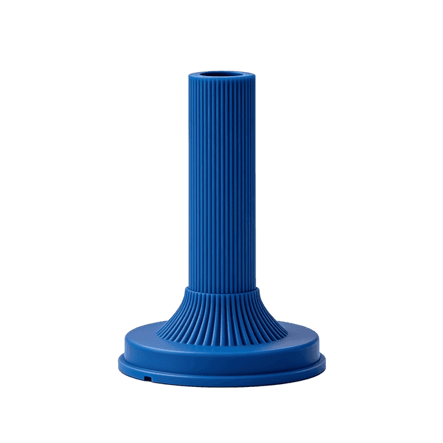 Cylindrical Ribbed Vase