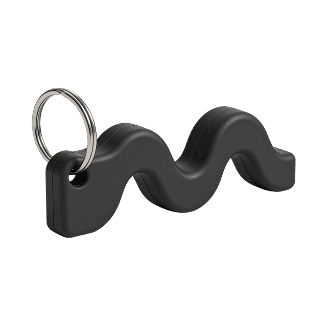 Minimal Wave Keychain