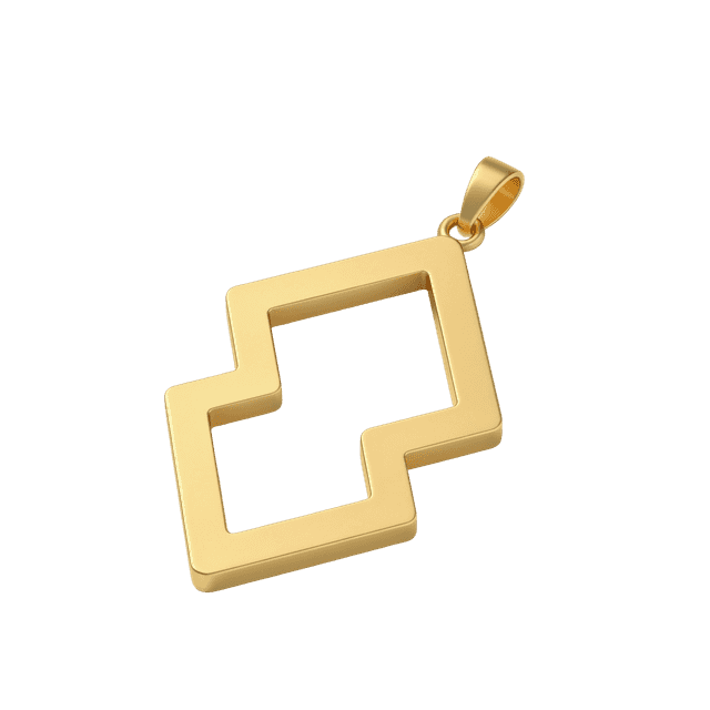 Chevron Pendant Necklace